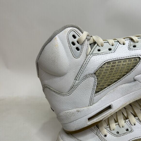 Nike Shoes Air Jordan 5 Retro BG “White Metallic” 2024 - Picture 8 of 10